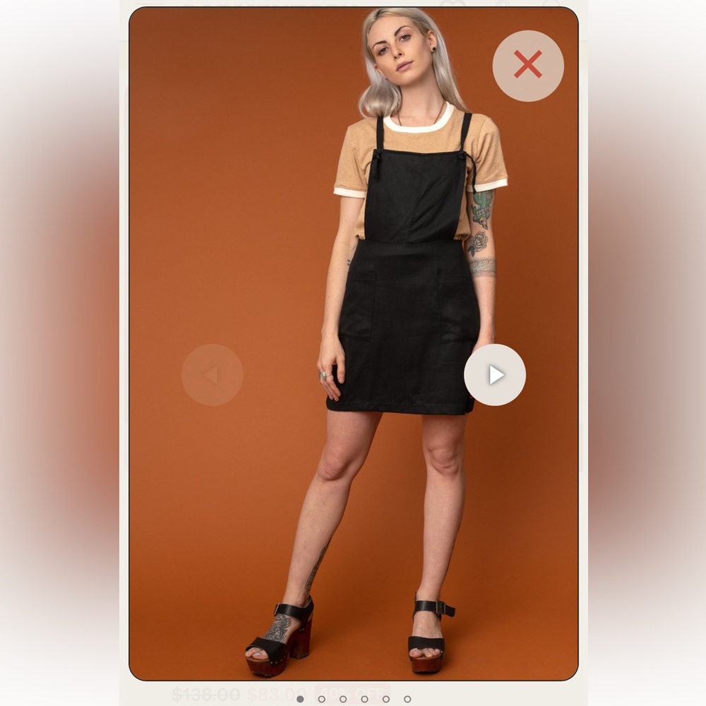 Whimsy + Row Delia pinafore dress